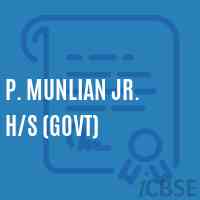 P. Munlian Jr. H/s (Govt) Middle School Logo