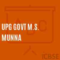 Upg Govt M.S. Munna Middle School Logo