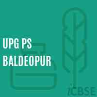 Upg Ps Baldeopur Primary School Logo