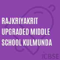 Rajkriyakrit Upgraded Middle School Kulmunda Logo