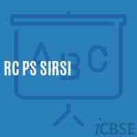 Rc Ps Sirsi Primary School Logo