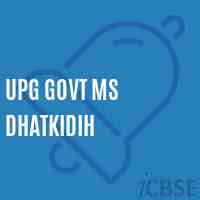 Upg Govt Ms Dhatkidih Middle School Logo