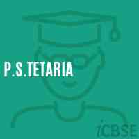 P.S.Tetaria Primary School Logo