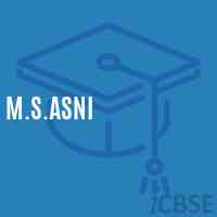M.S.Asni Middle School Logo