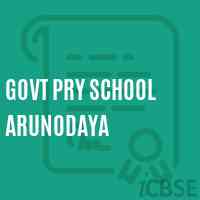 Govt Pry School Arunodaya Logo