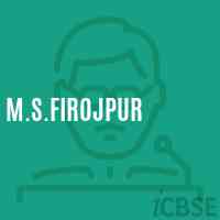M.S.Firojpur Middle School Logo