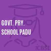 Govt. Pry. School Padu Logo