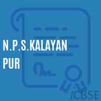 N.P.S.Kalayan Pur Primary School Logo