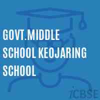 Govt.Middle School Keojaring School Logo