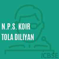 N.P.S. Koir Tola Diliyan Primary School Logo