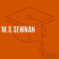 M.S.Sewnan Secondary School Logo
