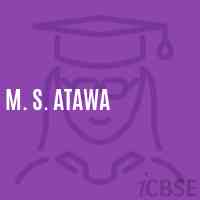 M. S. Atawa Middle School Logo