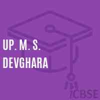 Up. M. S. Devghara Middle School Logo