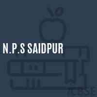 N.P.S Saidpur Primary School Logo