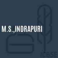 M.S.,Indrapuri Middle School Logo