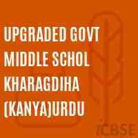 Upgraded Govt Middle Schol Kharagdiha (Kanya)Urdu Middle School Logo