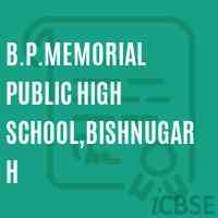 B.P.Memorial Public High School,Bishnugarh Logo