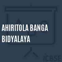 Ahiritola Banga Bidyalaya Primary School Logo