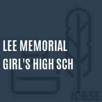 Lee Memorial Girl'S High Sch Secondary School Logo