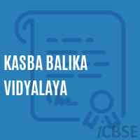 Kasba Balika Vidyalaya Primary School Logo