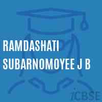 Ramdashati Subarnomoyee J B Primary School Logo