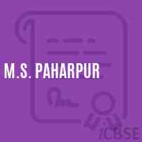 M.S. Paharpur Middle School Logo