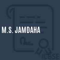 M.S. Jamdaha Middle School Logo