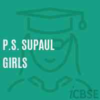 P.S. Supaul Girls Primary School Logo