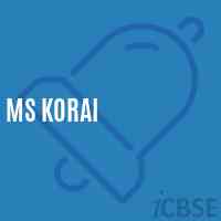 Ms Korai Middle School Logo