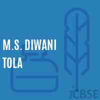 M.S. Diwani Tola Middle School Logo