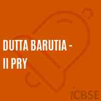Dutta Barutia - Ii Pry Primary School Logo