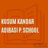 Kusum Kandar Adibasi P.School Logo