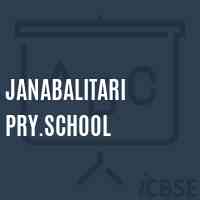 Janabalitari Pry.School Logo