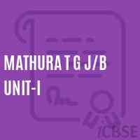 Mathura T G J/b Unit-I Primary School Logo