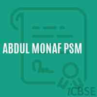 Abdul Monaf Psm Middle School Logo