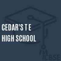 Cedar'S T E High School Logo