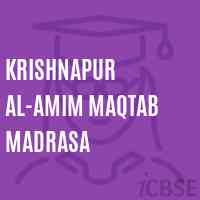 Krishnapur Al-Amim Maqtab Madrasa Primary School Logo