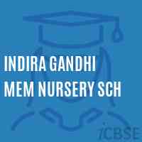 Indira Gandhi Mem Nursery Sch Primary School Logo