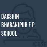 Dakshin Bhabanipur F.P. School Logo
