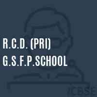 R.C.D. (Pri) G.S.F.P.School Logo