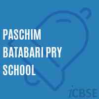 Paschim Batabari Pry School Logo