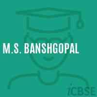 M.S. Banshgopal Middle School Logo