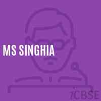 Ms Singhia Middle School Logo