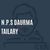 N.P.S Daurma Tailary Primary School Logo
