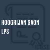Hoogrijan Gaon Lps Primary School Logo