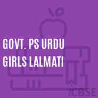 Govt. Ps Urdu Girls Lalmati Primary School Logo