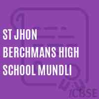 St Jhon Berchmans High School Mundli Logo