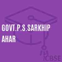 Govt.P.S.Sarkhipahar Primary School Logo