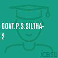 Govt.P.S.Siltha-2 Primary School Logo