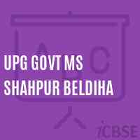 Upg Govt Ms Shahpur Beldiha Middle School Logo